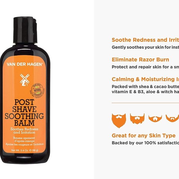 Van Der Hagen Post Shave Soothing Balm - Picture 2 of 6